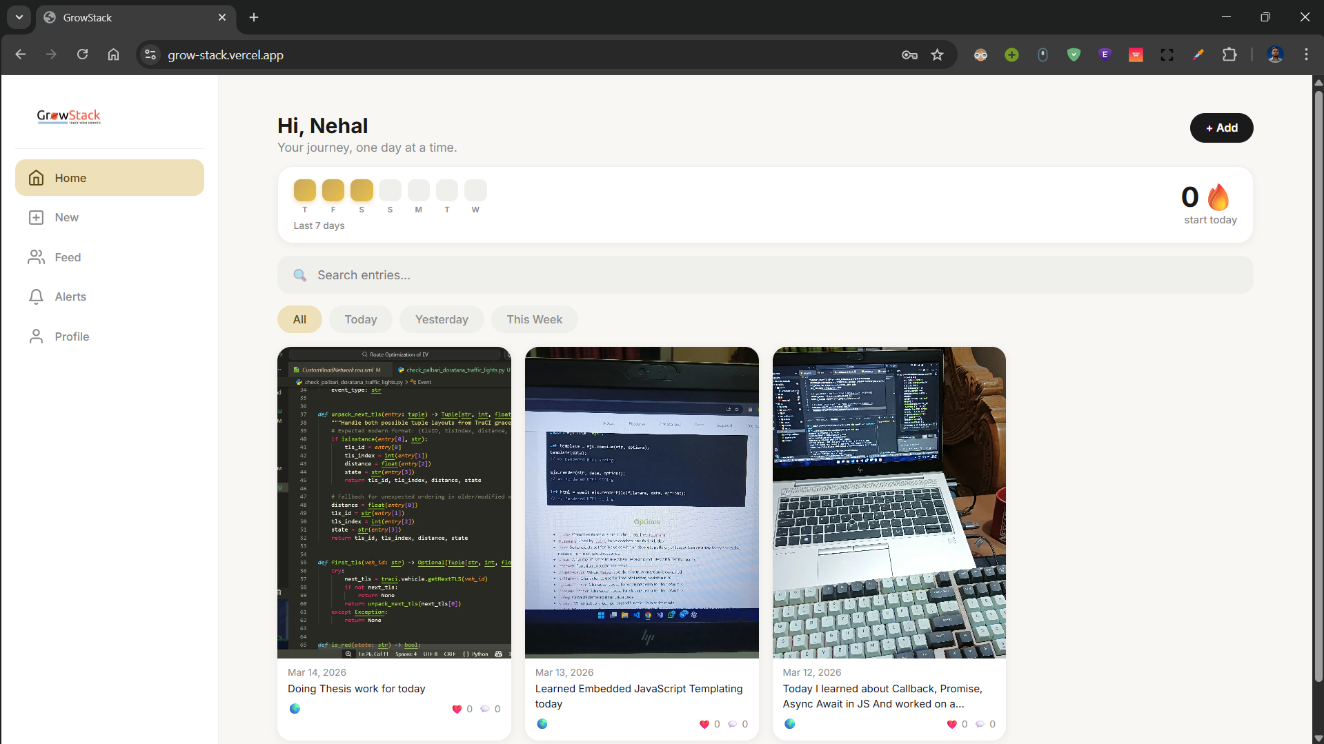 GrowStack Screenshot 1